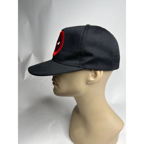 Marvel Dead Pool Cap  OS Adjustable Black - Picture 3 of 14